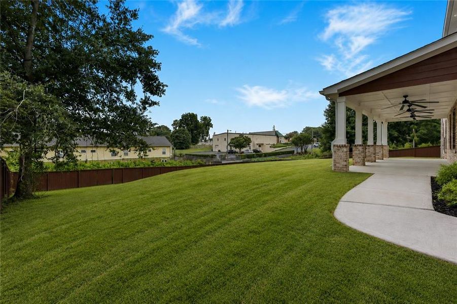 Exterior details and patio area of a home in , Norcross (Image 29). Exterior details and patio area of a home in , Norcross (Image 29).
