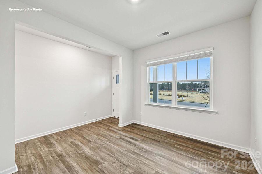 Spacious, unfurnished interior of a new home in The Hamptons at Hickory, Hickory (Image 12).