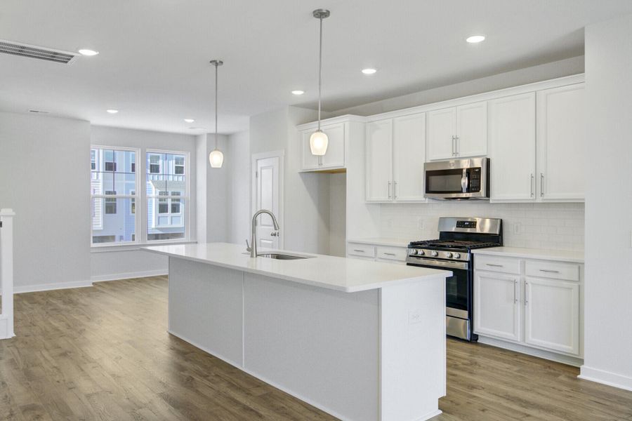 Furnished interior view inside a new home in , Johns Island (Image 8).
