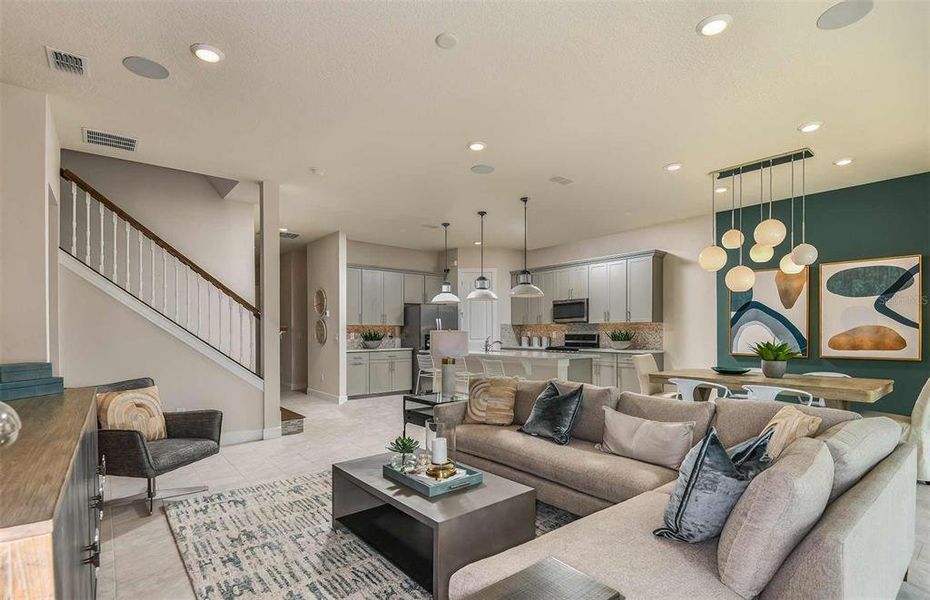 Furnished interior view inside a new home in Tohoqua, Kissimmee (Image 22). Furnished interior view inside a new home in Tohoqua, Kissimmee (Image 22).