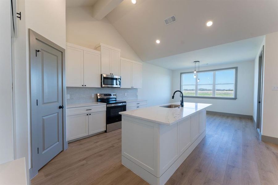 Furnished interior view inside a new home in , Princeton (Image 14).