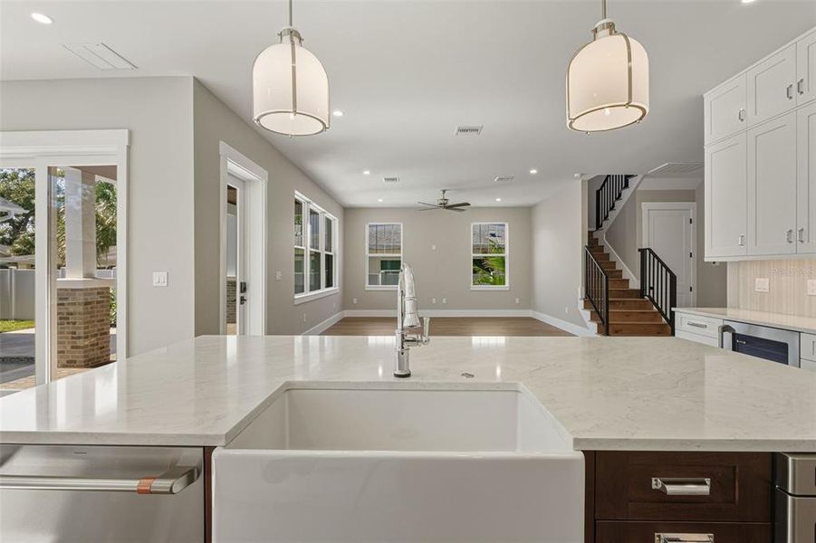 Furnished interior view inside a new home in , St. Petersburg (Image 10).