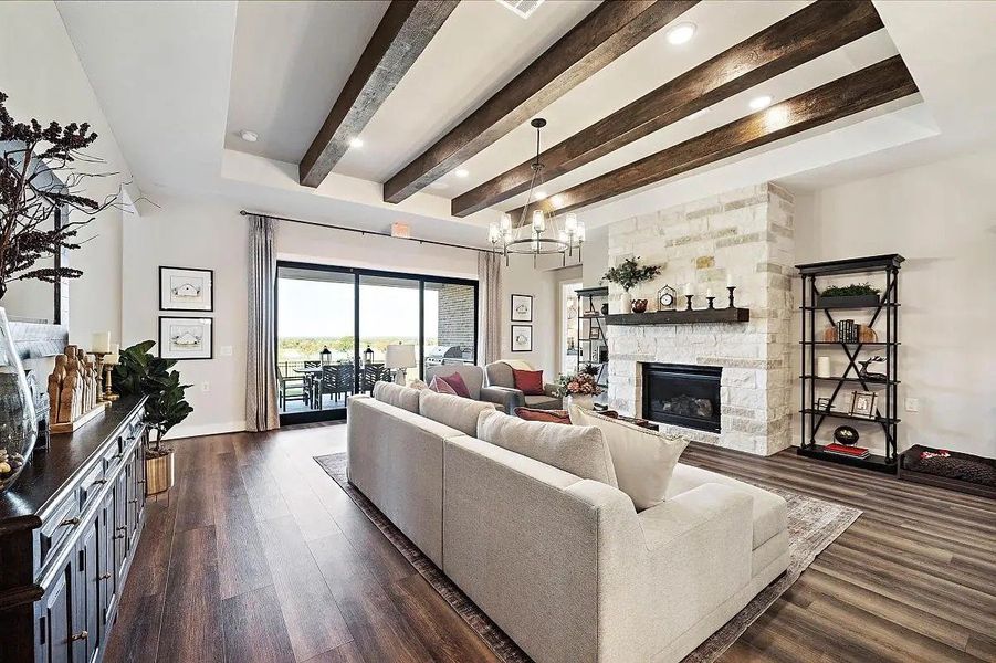 Furnished interior view inside a new home in Chambers Creek, Willis (Image 9). Furnished interior view inside a new home in Chambers Creek, Willis (Image 9).
