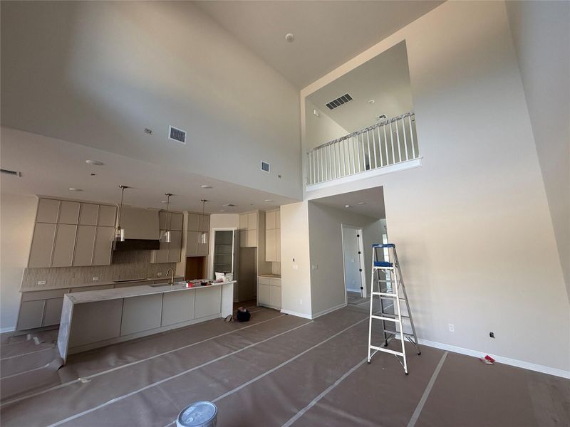 In-progress construction of a new home in Provence, Austin, TX (Image 24).