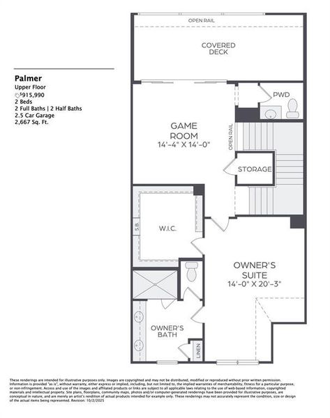 Featuring a wonderful covered deck with game room and private owner's suite, the top floor in our Palmer unit is a dream come true! Featuring a wonderful covered deck with game room and private owner's suite, the top floor in our Palmer unit is a dream come true!