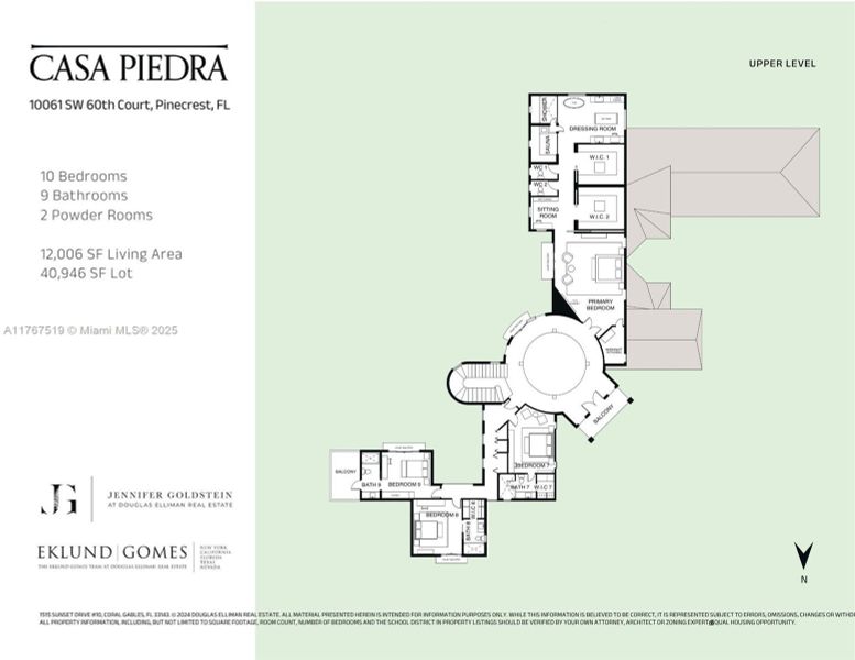 2D floor plan layout of this home in , Pinecrest, FL (Image 3).
