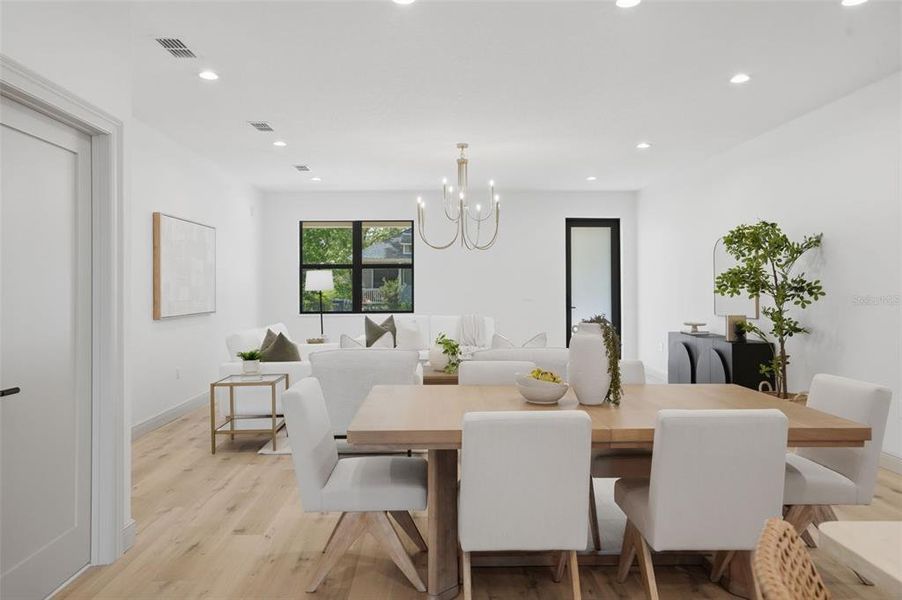 Furnished interior view inside a new home in , Tampa (Image 32).