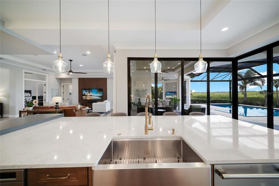 Furnished interior view inside a new home in , Parrish (Image 53).