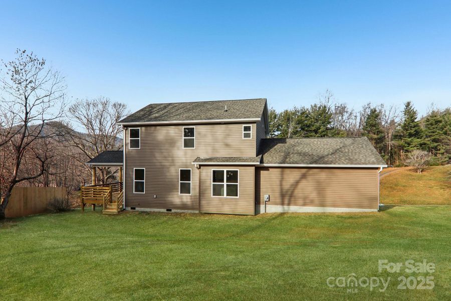 Exterior details and patio area of a home in , Candler (Image 23).