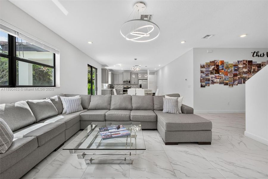 Furnished interior view inside a new home in , Royal Palm Beach (Image 31).
