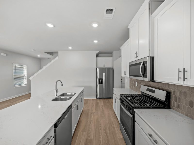 Furnished interior view inside a new home in Cedar Shoals – Heritage Collection, Piedmont (Image 5).