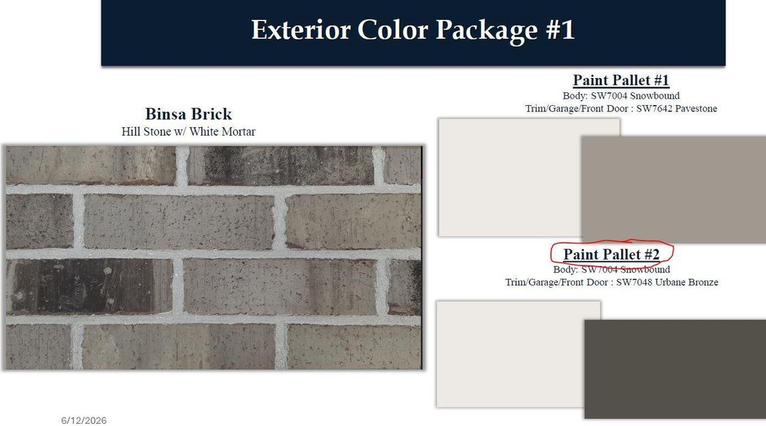 Sample of building materials used in homes in Westridge Cove, Conroe (Image 3). Sample of building materials used in homes in Westridge Cove, Conroe (Image 3).