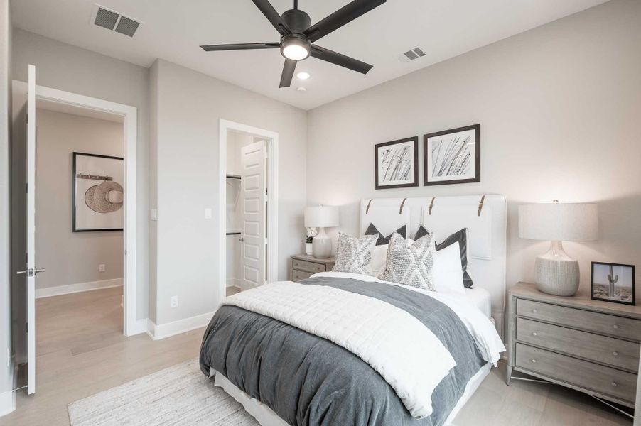 Representative furnished interior of a home built from the Milan by Tri Pointe Homes in Dunham Pointe, Cypress (Image 80).