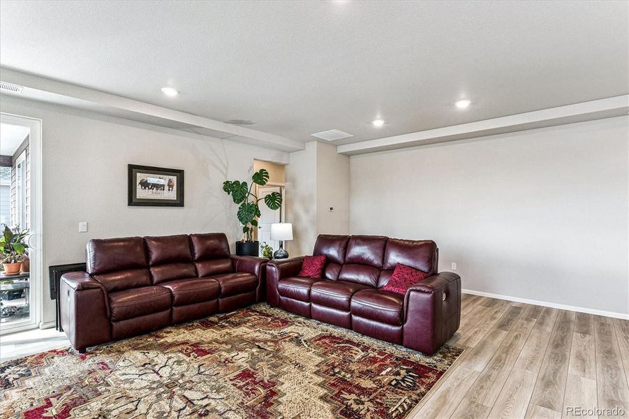 Furnished interior view inside a new home in The Reserve, Aurora (Image 14). Furnished interior view inside a new home in The Reserve, Aurora (Image 14).