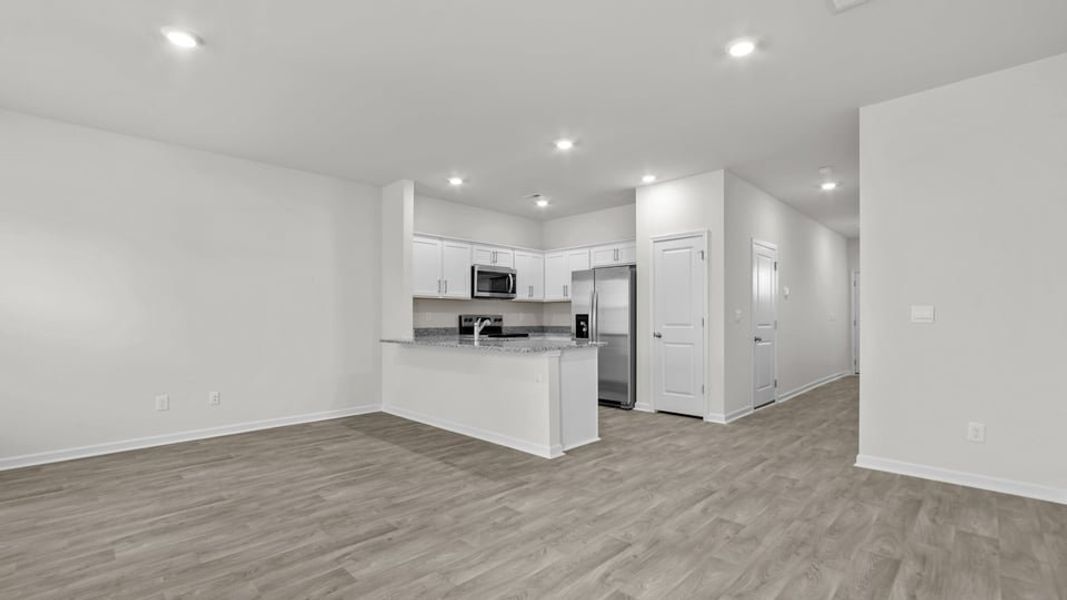 Spacious, unfurnished interior of a new home in The Townes at Ridgewood Farms, Winterville (Image 21).