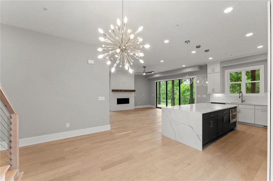 Furnished interior view inside a new home in West Town, Atlanta (Image 36).