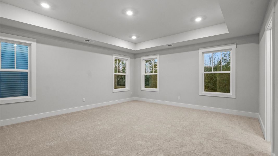 Furnished interior view inside a new home in Woodglen, Piedmont (Image 27). Furnished interior view inside a new home in Woodglen, Piedmont (Image 27).