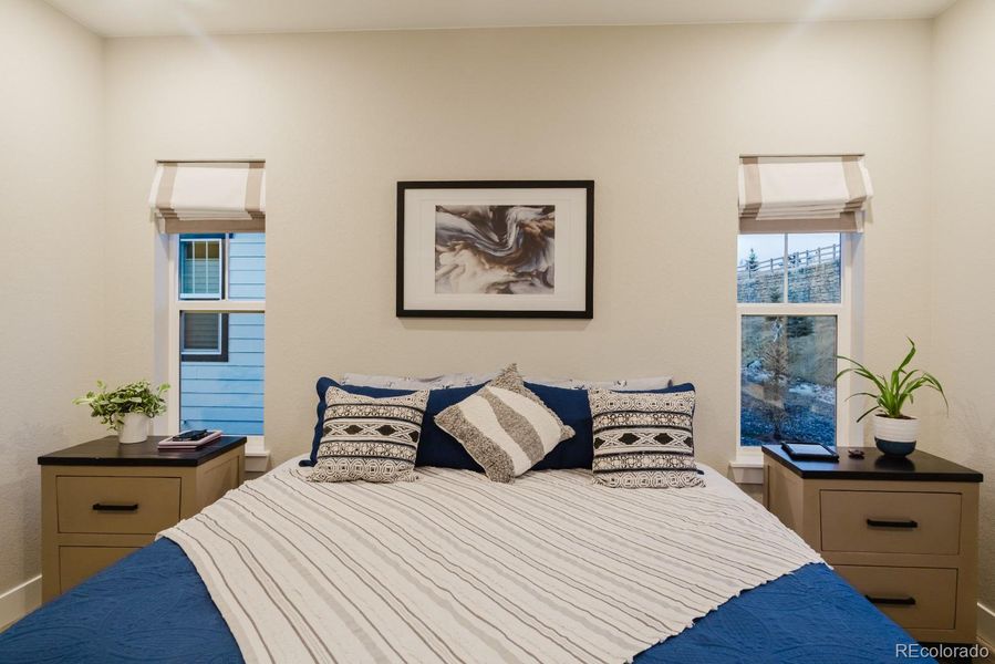 Love these perfectly placed windows in the primary bedroom! Love these perfectly placed windows in the primary bedroom!
