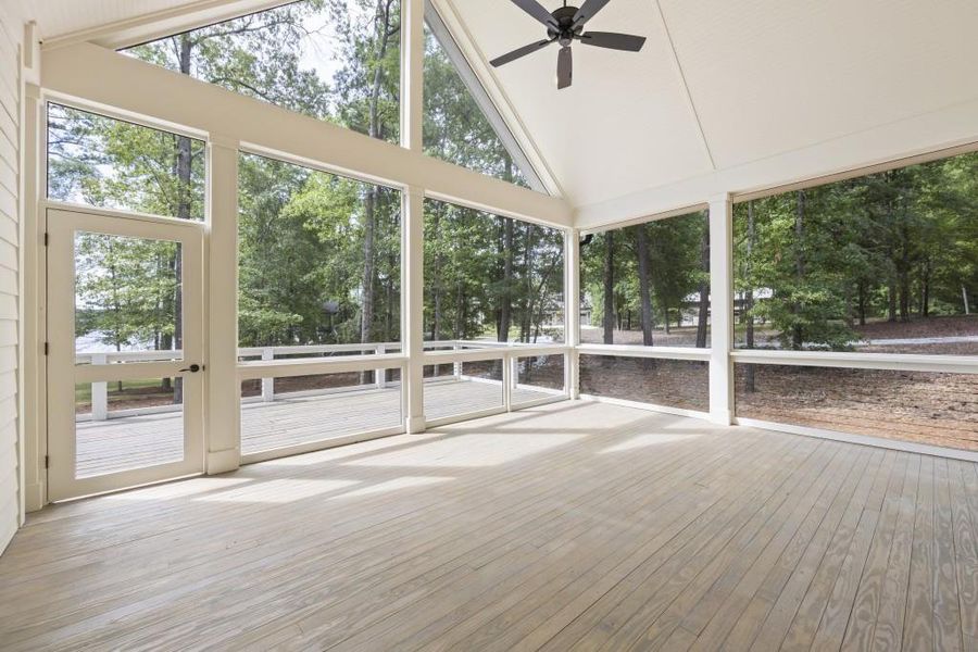 Exterior details and patio area of a home in , Buckhead (Image 29).