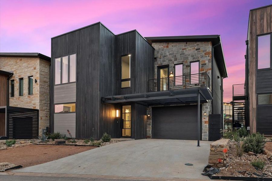 Front exterior of a new home in , Graford, TX, highlighting curb appeal (Image 1). Front exterior of a new home in , Graford, TX, highlighting curb appeal (Image 1).