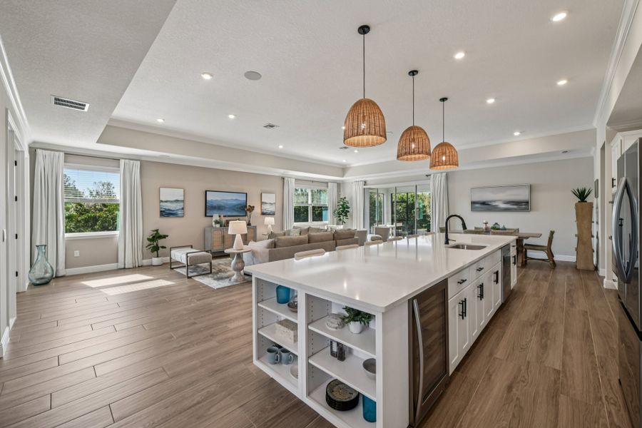 Representative furnished interior of a home built from the Sienna by Maronda Homes in North Port, North Port (Image 8).