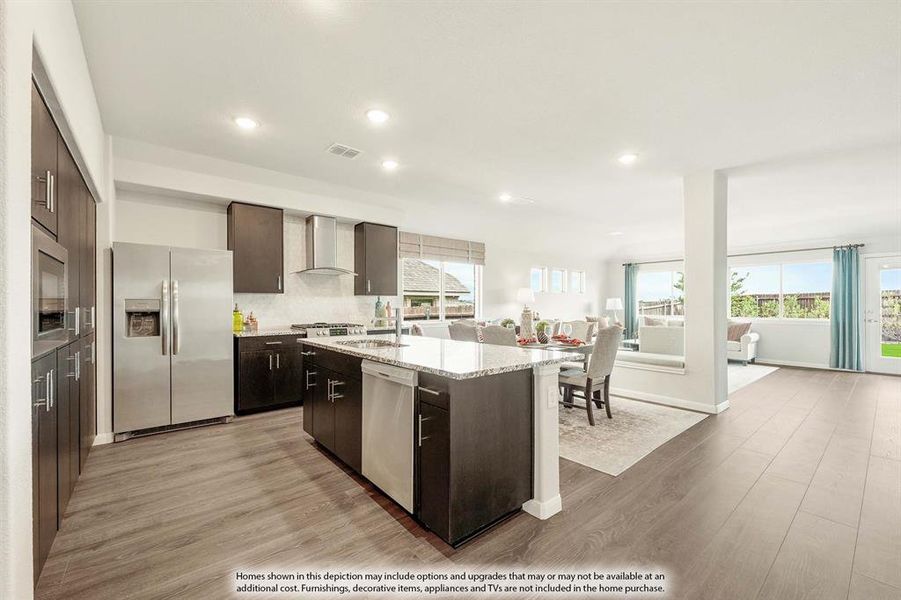 Furnished interior view inside a new home in Grand Heritage, Lavon (Image 10).