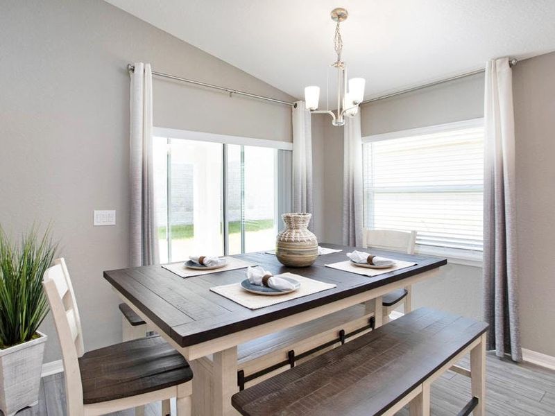 Meals are a delight in your sunny dining cafe - Parsyn home by Highland Homes