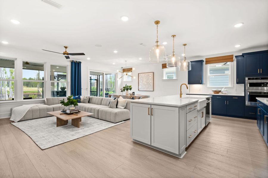 Furnished interior view inside a new home in Sun City Hilton Head, Bluffton (Image 9).