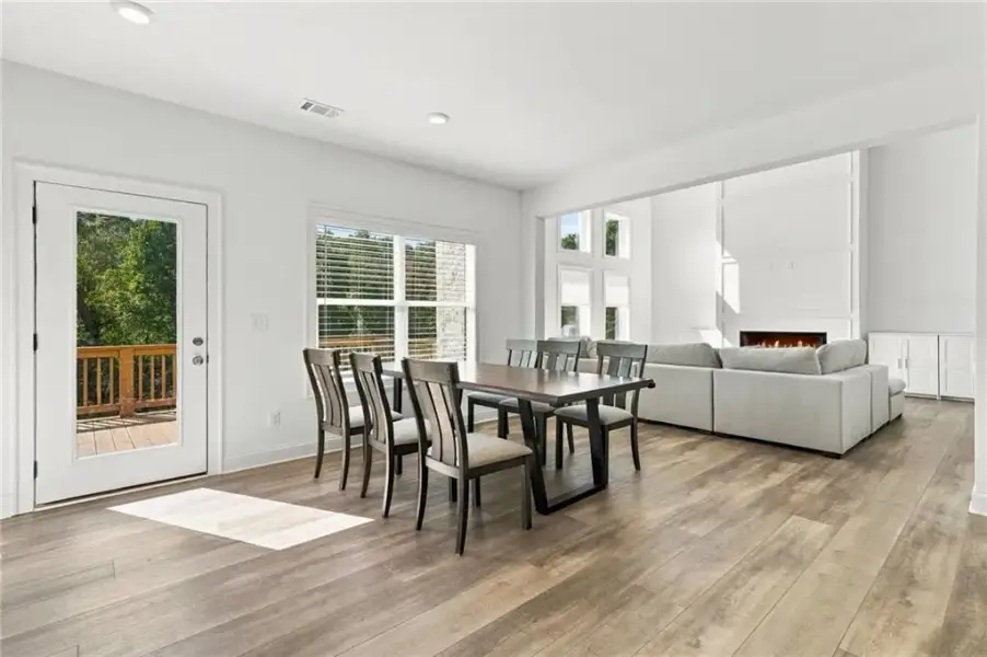Furnished interior view inside a new home in , Conyers (Image 48).