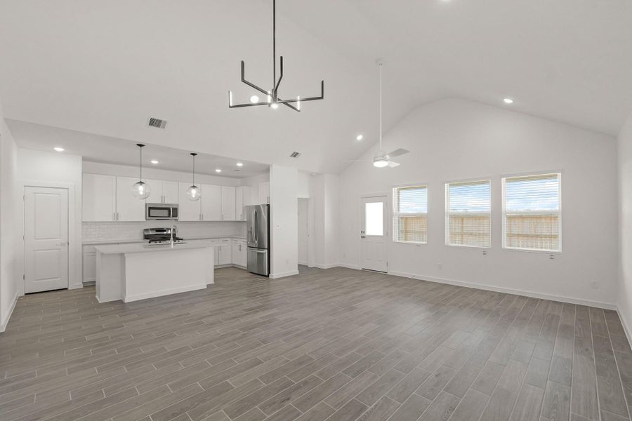 Bright and airy living area (*Photo not of actual home and used for illustration purposes only.)