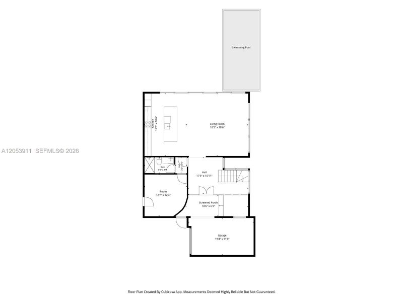 2D floor plan layout of this home in , Miami, FL (Image 5). 2D floor plan layout of this home in , Miami, FL (Image 5).
