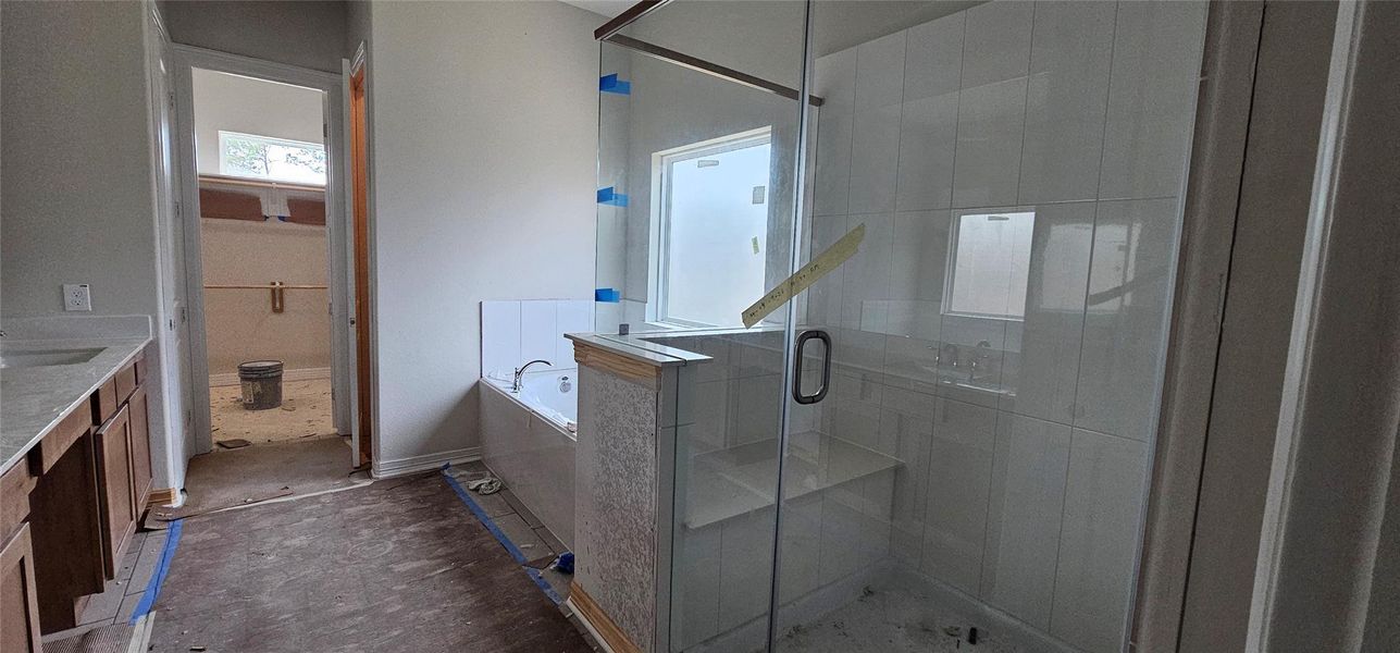 In-progress construction of a new home in Peacock Isle, Dickinson, TX (Image 6).