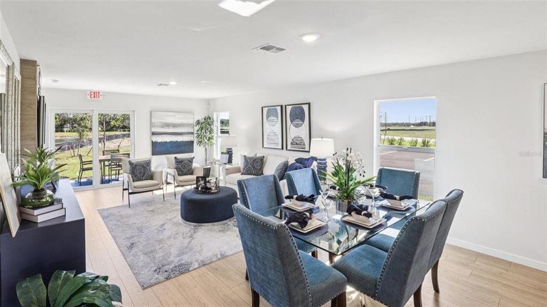 Furnished interior view inside a new home in Derby Creek, Ocala (Image 3).