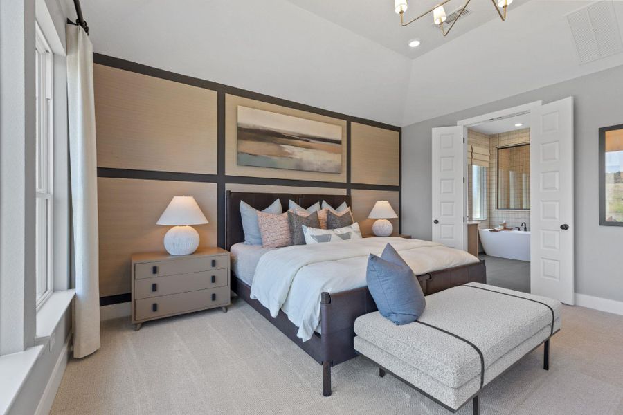 Primary Bedroom with elevated ceiling - Representative Photo