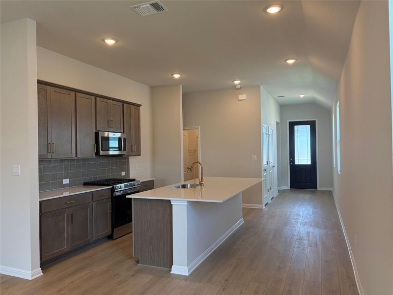 Furnished interior view inside a new home in , San Marcos (Image 9).