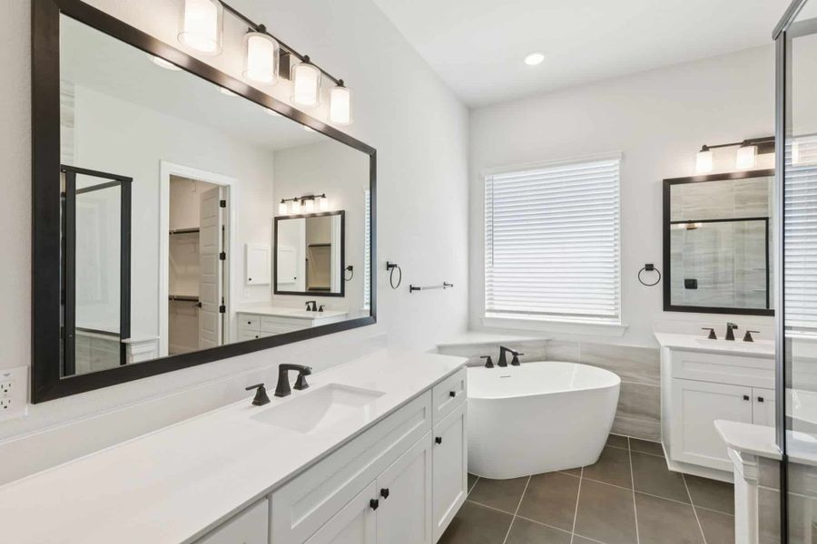 Furnished interior view inside a new home in Westside Preserve, Midlothian (Image 14).
