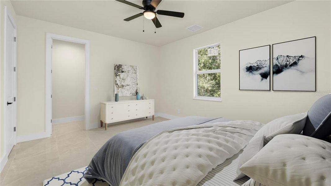 Furnished interior view inside a new home in , Punta Gorda (Image 12).