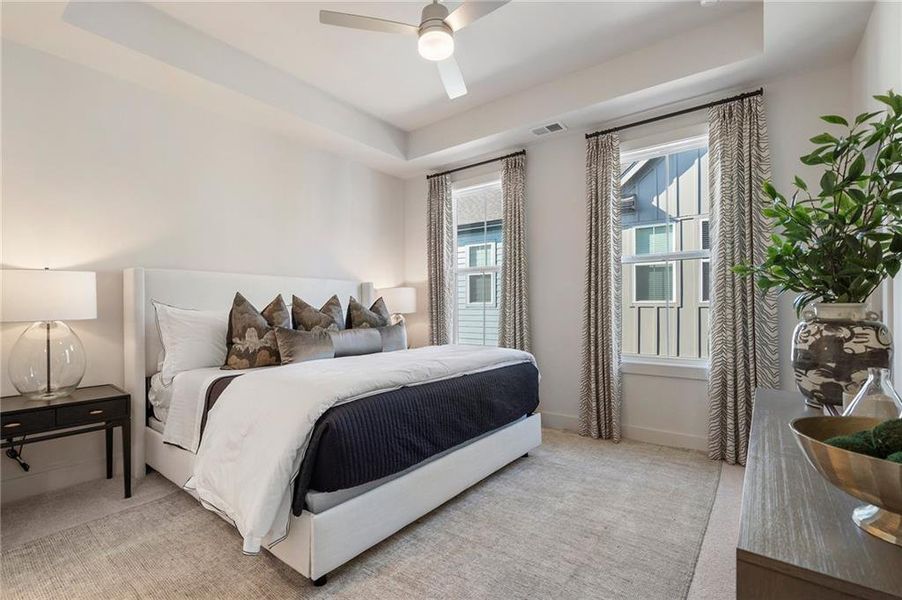 Furnished interior view inside a new home in , Alpharetta (Image 4).