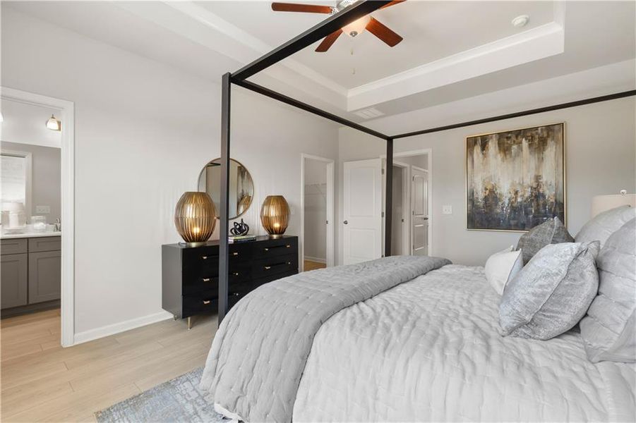 Furnished interior view inside a new home in Silverock, McDonough (Image 49).