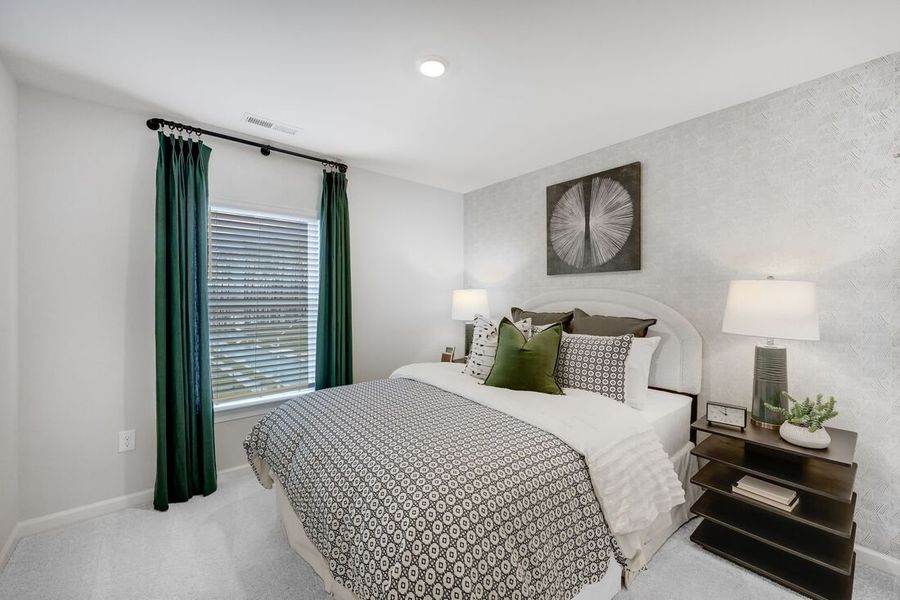 Representative furnished interior of a home built from the Cobblestone by Taylor Morrison in Buffalo Townes, Garner (Image 18).