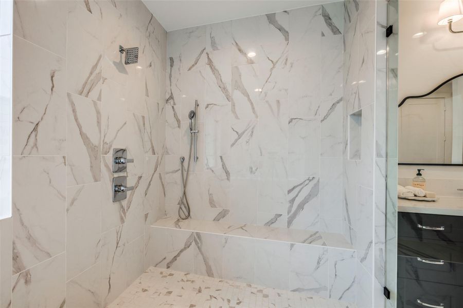 Close-up of interior finishes inside a home in , Houston (Image 22).