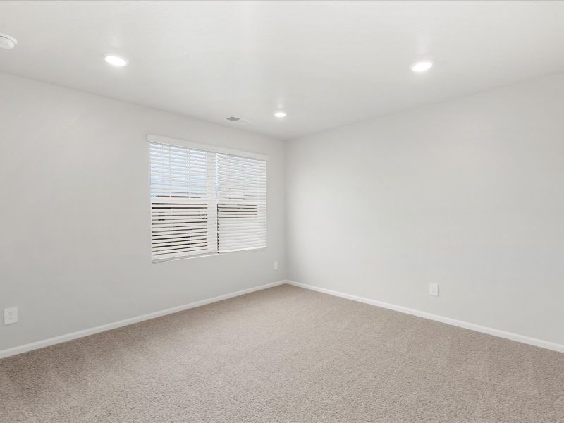 Spacious, unfurnished interior of a new home in Buffalo Highlands: The Canyon Collection, Commerce City (Image 10). Spacious, unfurnished interior of a new home in Buffalo Highlands: The Canyon Collection, Commerce City (Image 10).