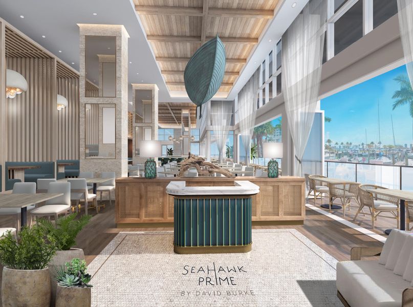 SEAHAWK PRIME RESTAURANT ENTRY RENDERING