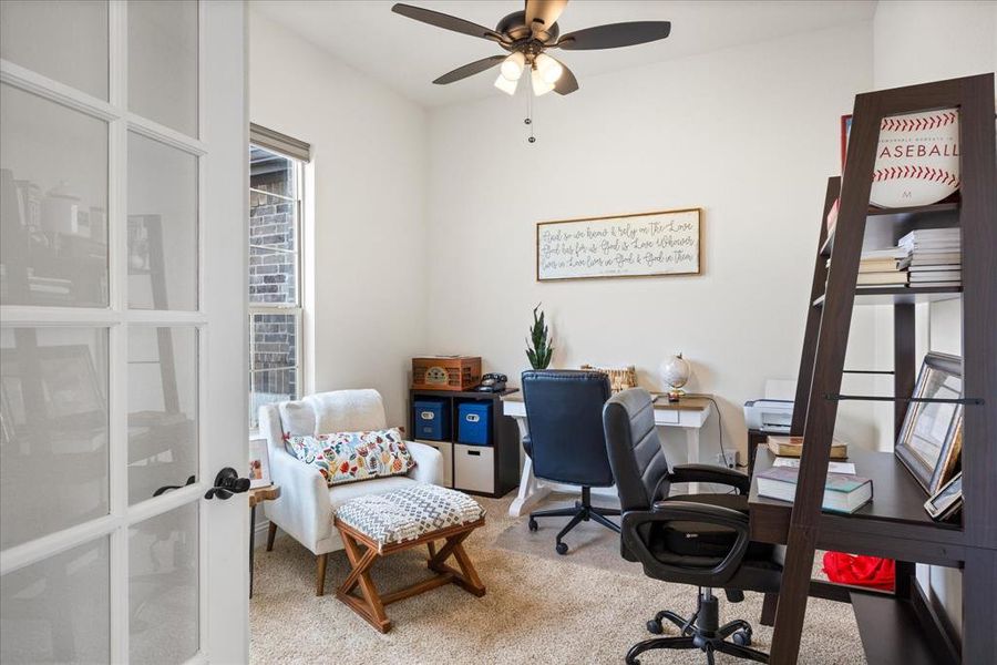Furnished interior view inside a new home in Abe's Landing, Granbury (Image 24). Furnished interior view inside a new home in Abe's Landing, Granbury (Image 24).
