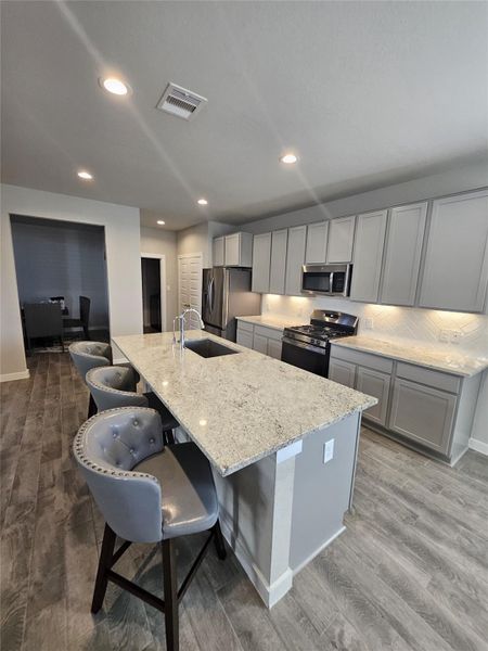 Furnished interior view inside a new home in Briarwood Crossing, Rosenberg (Image 7). Furnished interior view inside a new home in Briarwood Crossing, Rosenberg (Image 7).