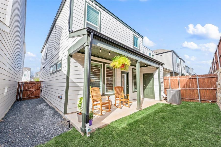 Exterior details and patio area of a home in , Fort Worth (Image 3).