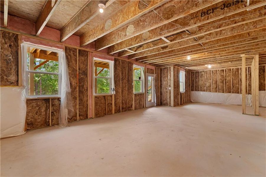 In-progress construction of a new home in Tiberon Woods, Cumming, GA (Image 32).