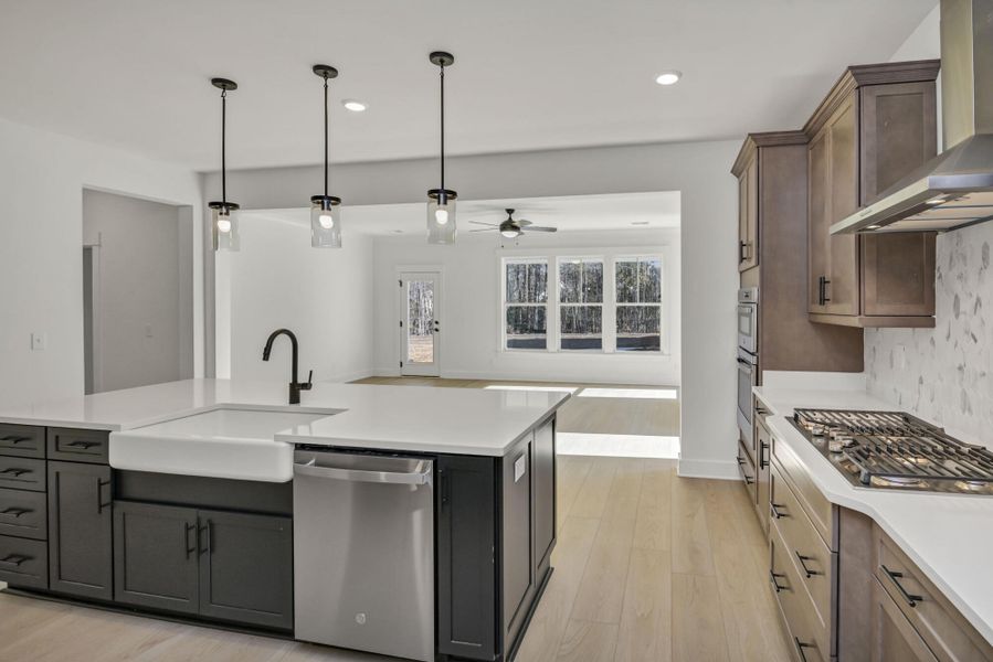 Furnished interior view inside a new home in Clubside Reserve at Summerlake, Lexington (Image 12).