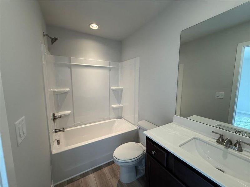 Furnished interior view inside a new home in The Towns at Auburn Station West, Auburn (Image 4).