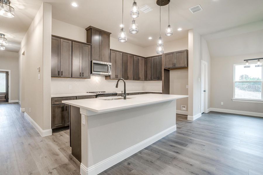 Representative furnished interior of a home built from the The Concho by Trinity Classic Homes in Covenant Park, Springtown (Image 6). Representative furnished interior of a home built from the The Concho by Trinity Classic Homes in Covenant Park, Springtown (Image 6).